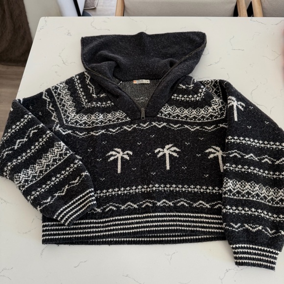 Archive Whitney Fair Isle Quarter Zip Sweater M - Picture 4 of 16